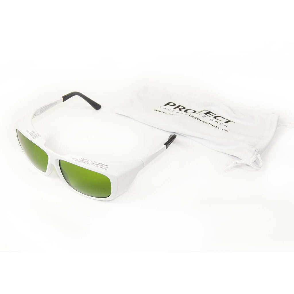 Innovative Optics Laser Safety Glasses PPE Green Lens OD5 OD7 730-10640nm