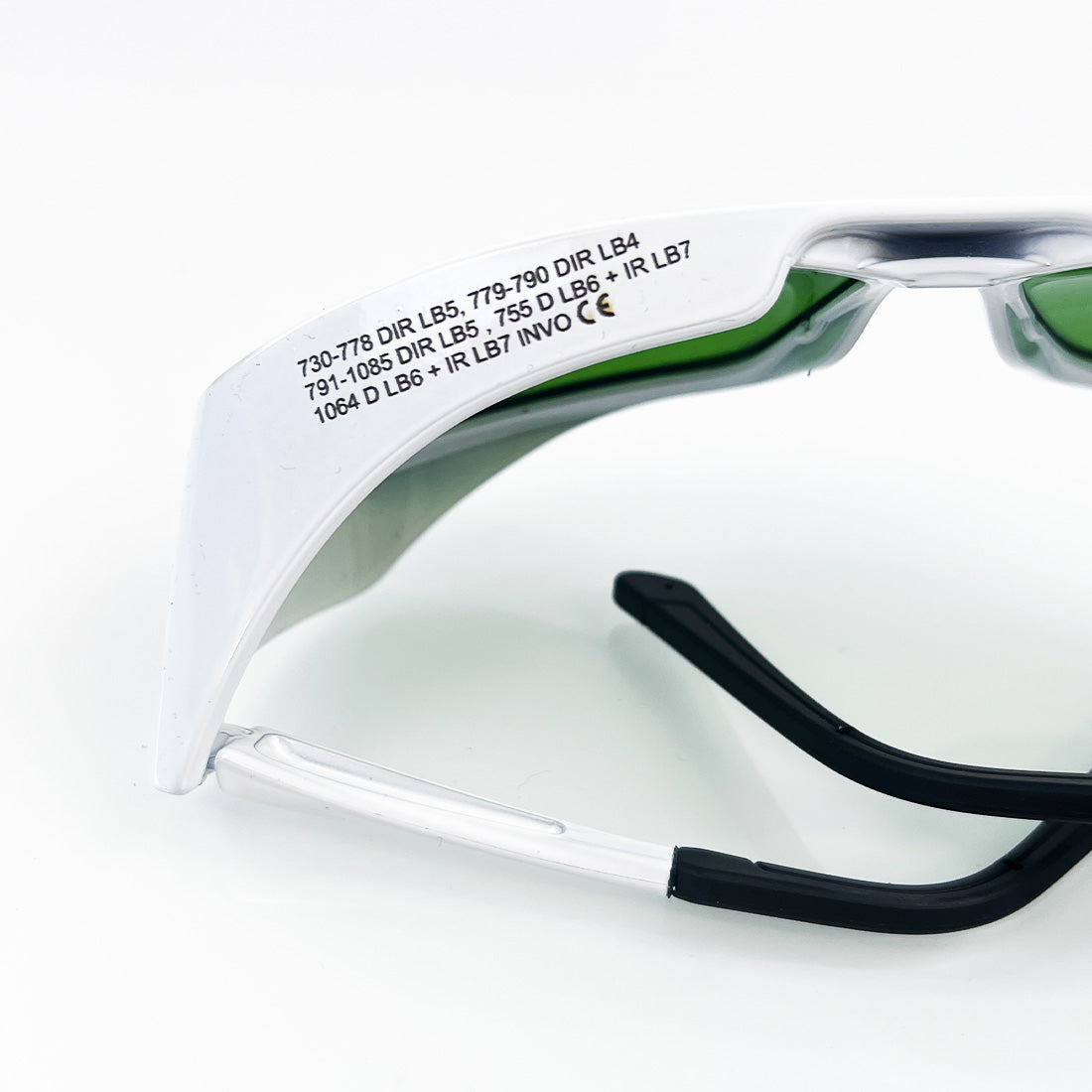 Innovative Optics Laser Safety Glasses PPE Green Lens OD5 OD7 730-10640nm