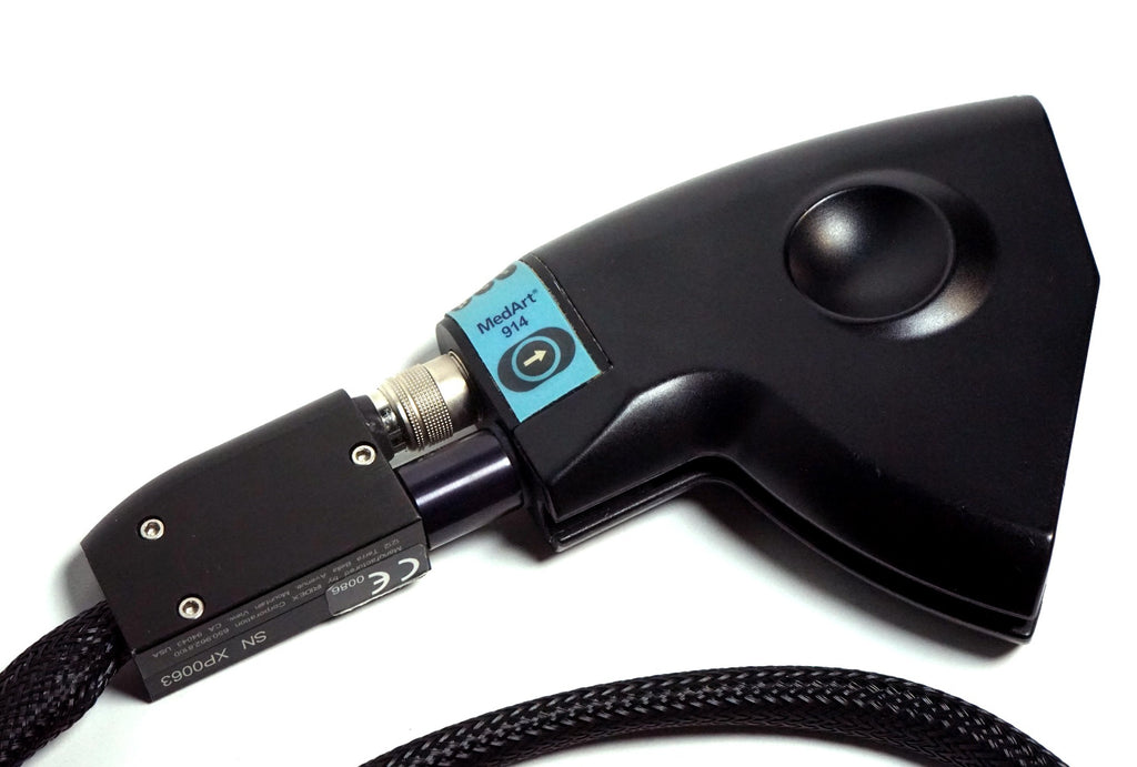 Iridex ScanLite Medart 914 Laser Aperature Scanner Black Handpiece Fiber Lesion