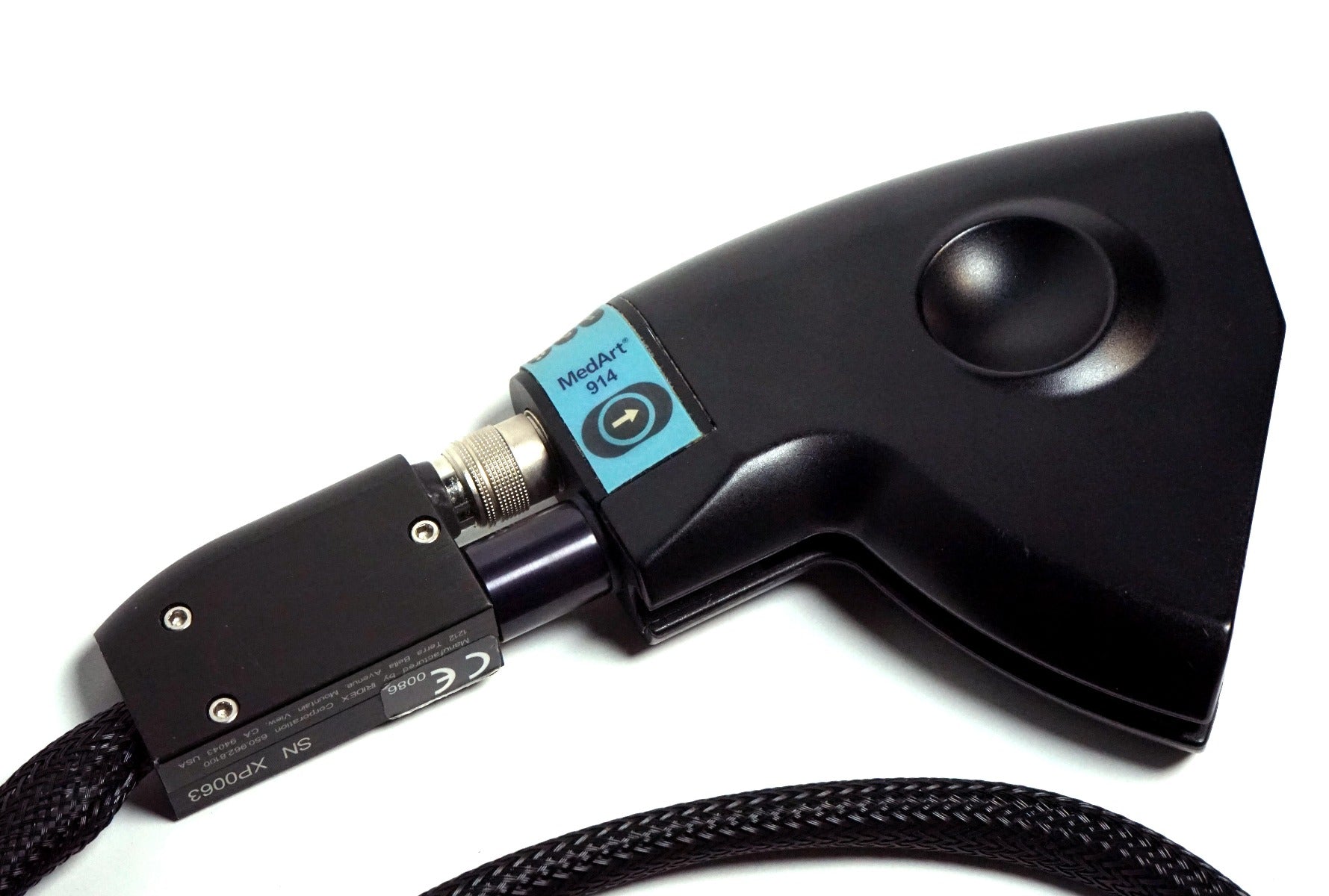 Iridex ScanLite Medart 914 Laser Aperature Scanner Black Handpiece Fiber Lesion
