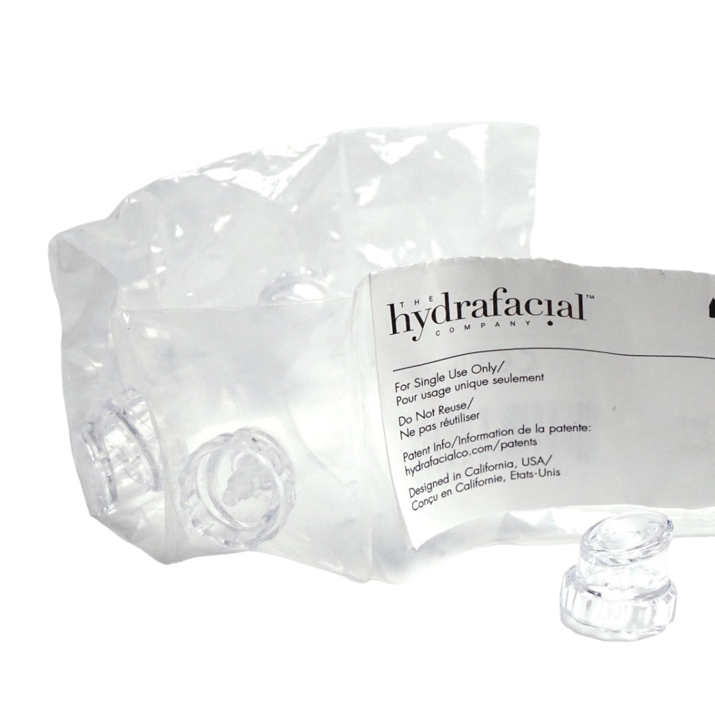 Edge Systems Hydrafacial HydroPeel Handpiece Large Clear Plastic Tips 74111 x7Pc