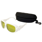Laser Safety Glasses PPE Green Yellow Lens OD4+ - OD6+ 180-1100nm Eyewear w Case