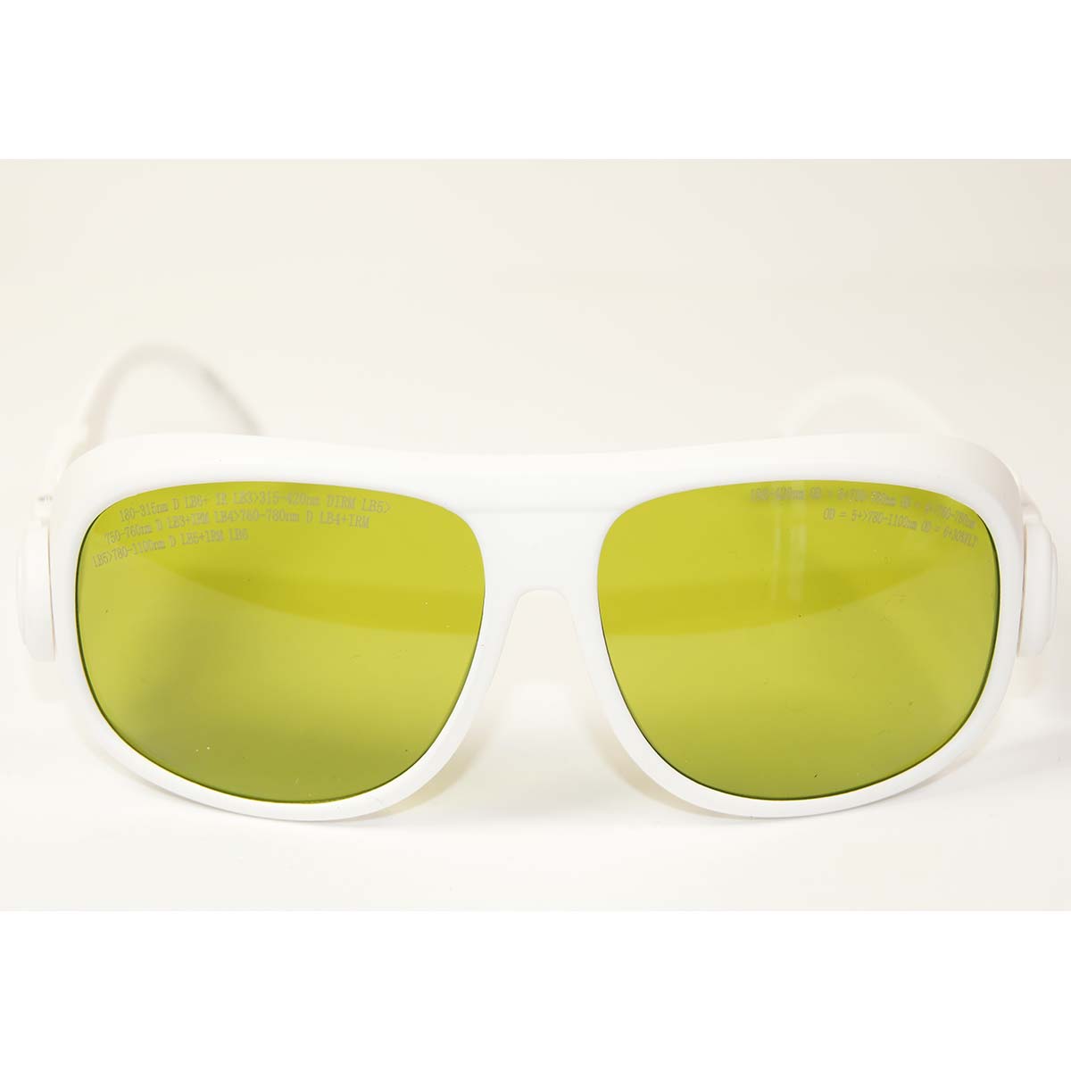 Laser Safety Glasses PPE Green Yellow Lens OD4+ - OD6+ 180-1100nm Eyewear w Case