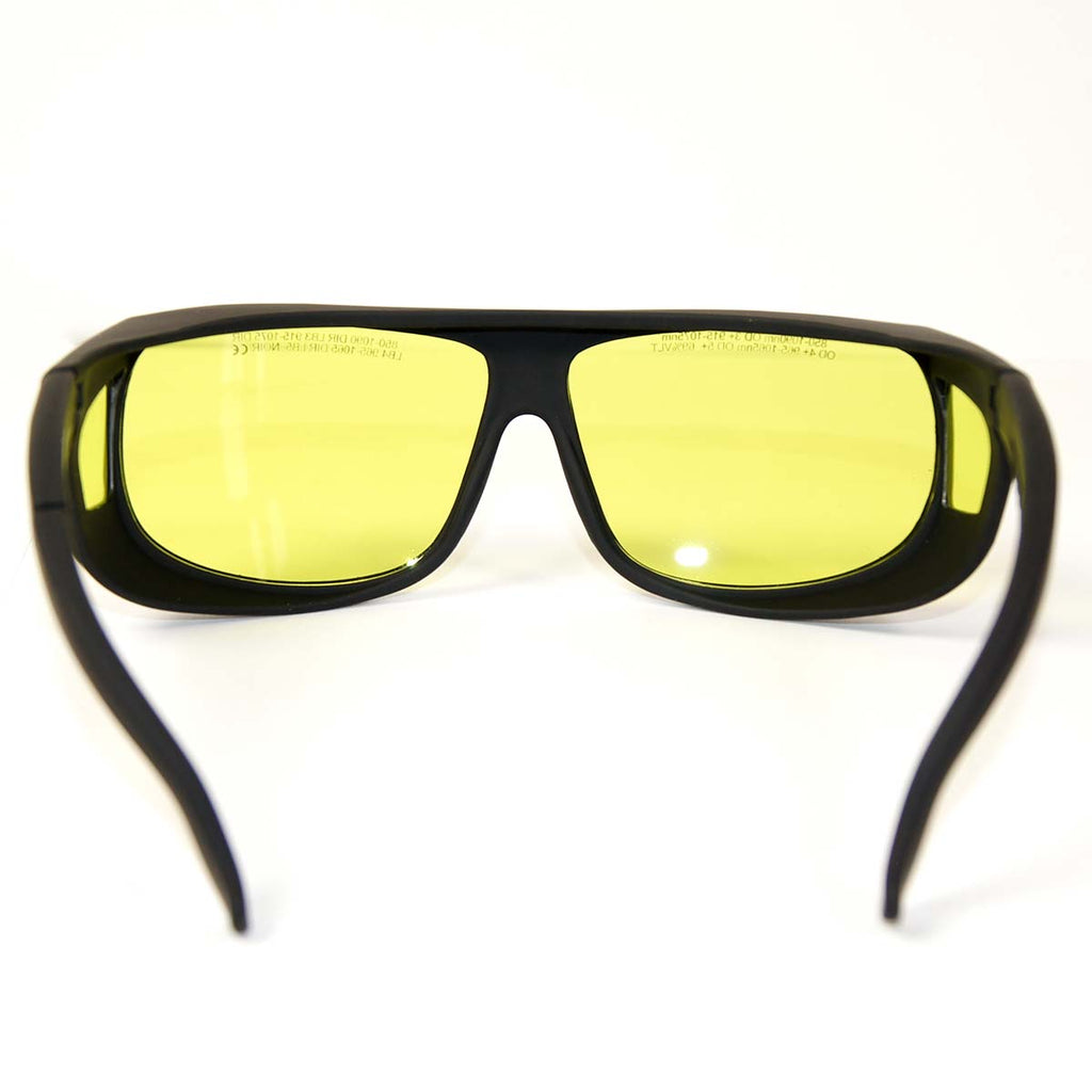 LaserShields Laser Safety Glasses PPE Yellow Lens OD3+ - OD5+ 850-1090nm Eyewear