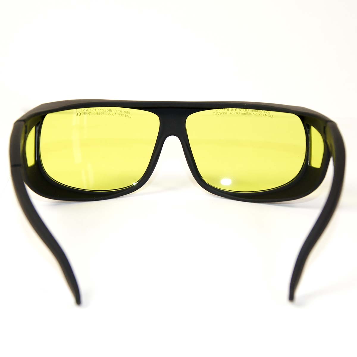LaserShields Laser Safety Glasses PPE Yellow Lens OD3+ - OD5+ 850-1090nm Eyewear