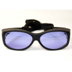 Laser Safety Glasses PPE Light Purple Lens OD5+ OD6+ 570-595nm Eyewear w Case