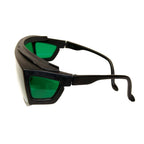 Msq M2 Ltd Laser Safety Glasses PPE Dark Green Lens 600-720nm OD2+ OD3+ Eyewear