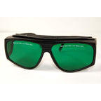 Msq M2 Ltd Laser Safety Glasses PPE Dark Green Lens 600-720nm OD2+ OD3+ Eyewear