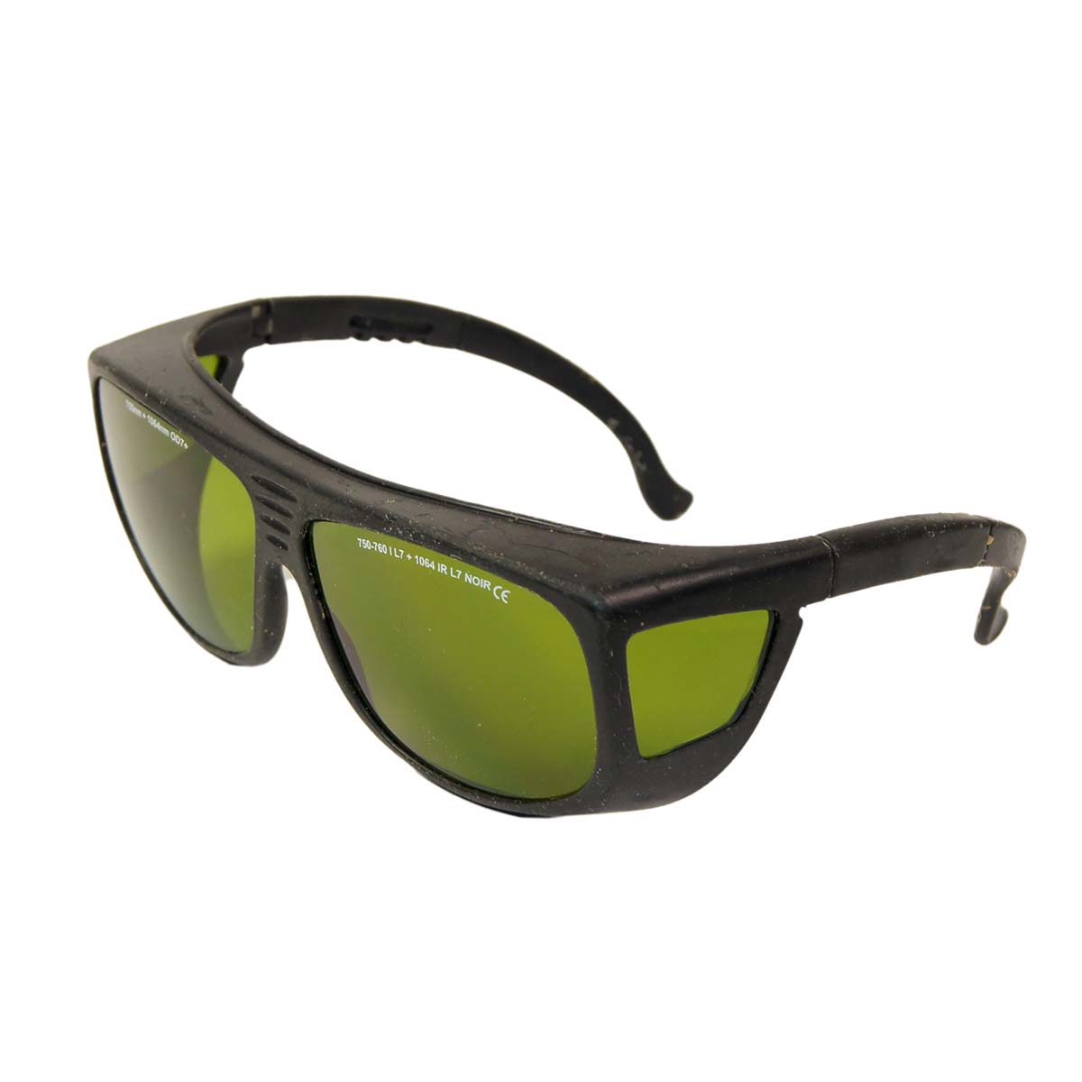 Noir Operator Laser Safety Glasses PPE Green Lens 750-1064nm OD7+ OTF Eyewear