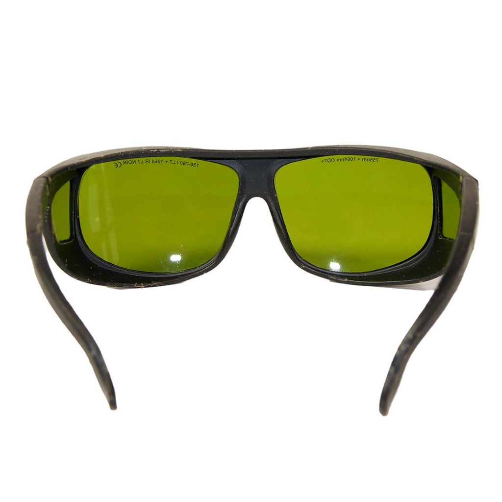 Noir Operator Laser Safety Glasses PPE Green Lens 750-1064nm OD7+ OTF Eyewear