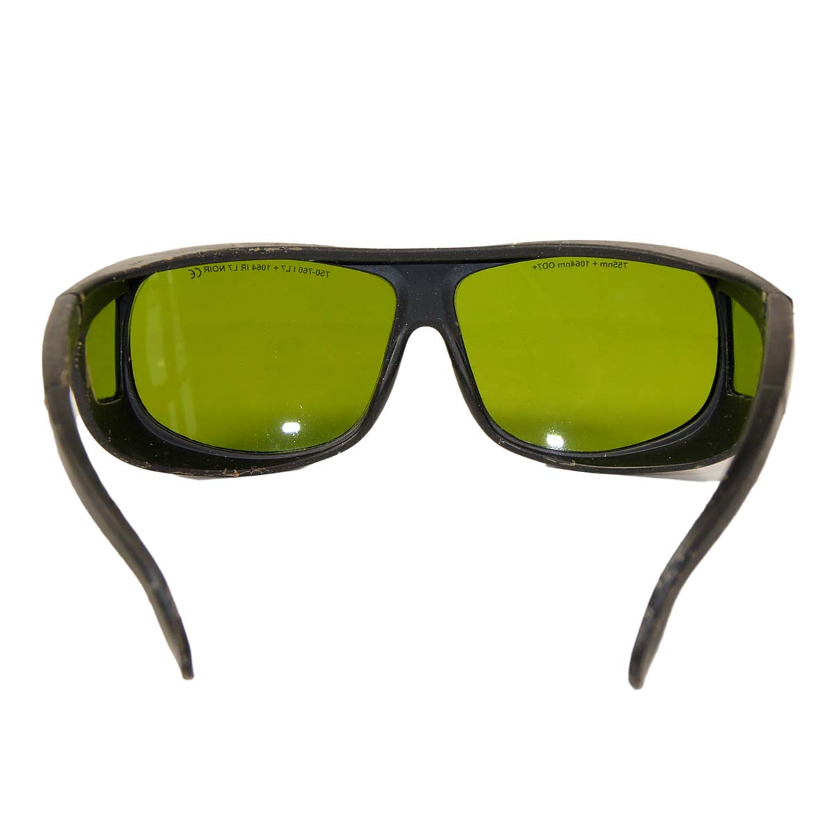 Noir Operator Laser Safety Glasses PPE Green Lens 750-1064nm OD7+ OTF Eyewear