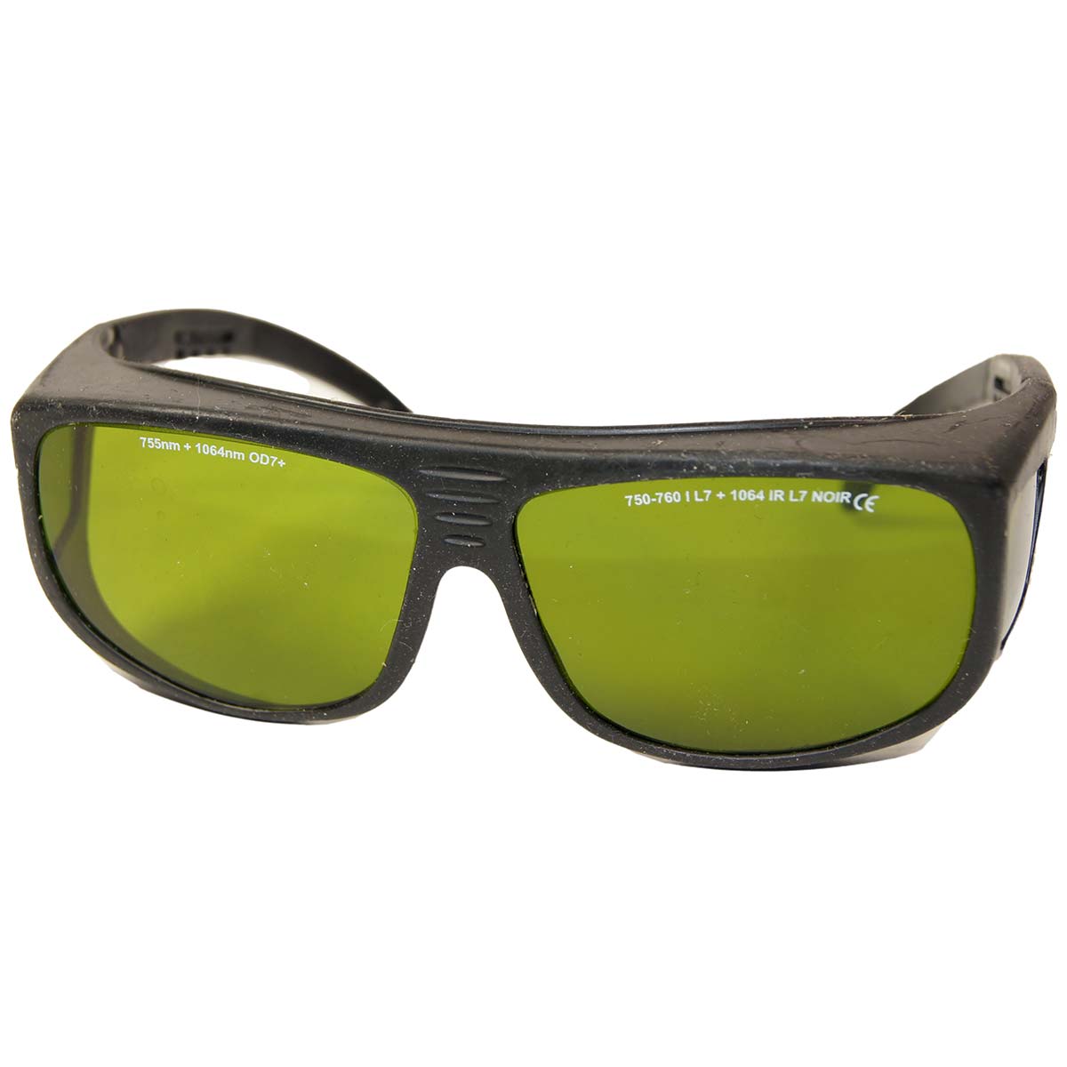 Noir Operator Laser Safety Glasses PPE Green Lens 750-1064nm OD7+ OTF Eyewear
