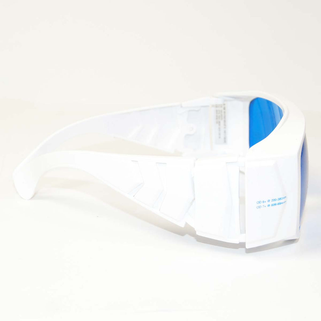 Laser Otos L-702YGII Laser Safety Glasses PPE Blue Lens 650nm OD6+ OD7+ Eyewear