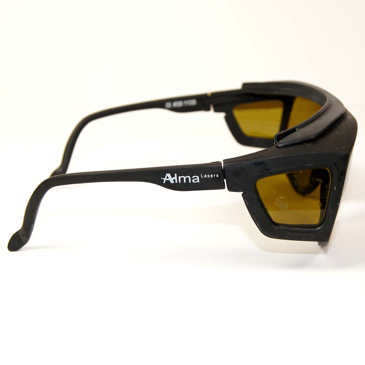 Alma Laser Safety Glasses PPE Mustard Yellow Lens OD5+ - OD7+ 180-1090nm Eyewear