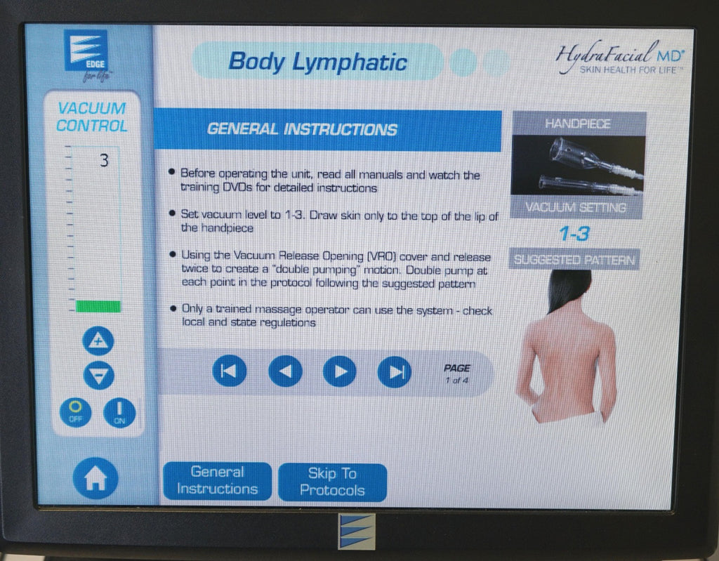 2014 Edge Systems Hydrafacial Skin Treatment Exfoliate Hydrate Hydradermabrasion