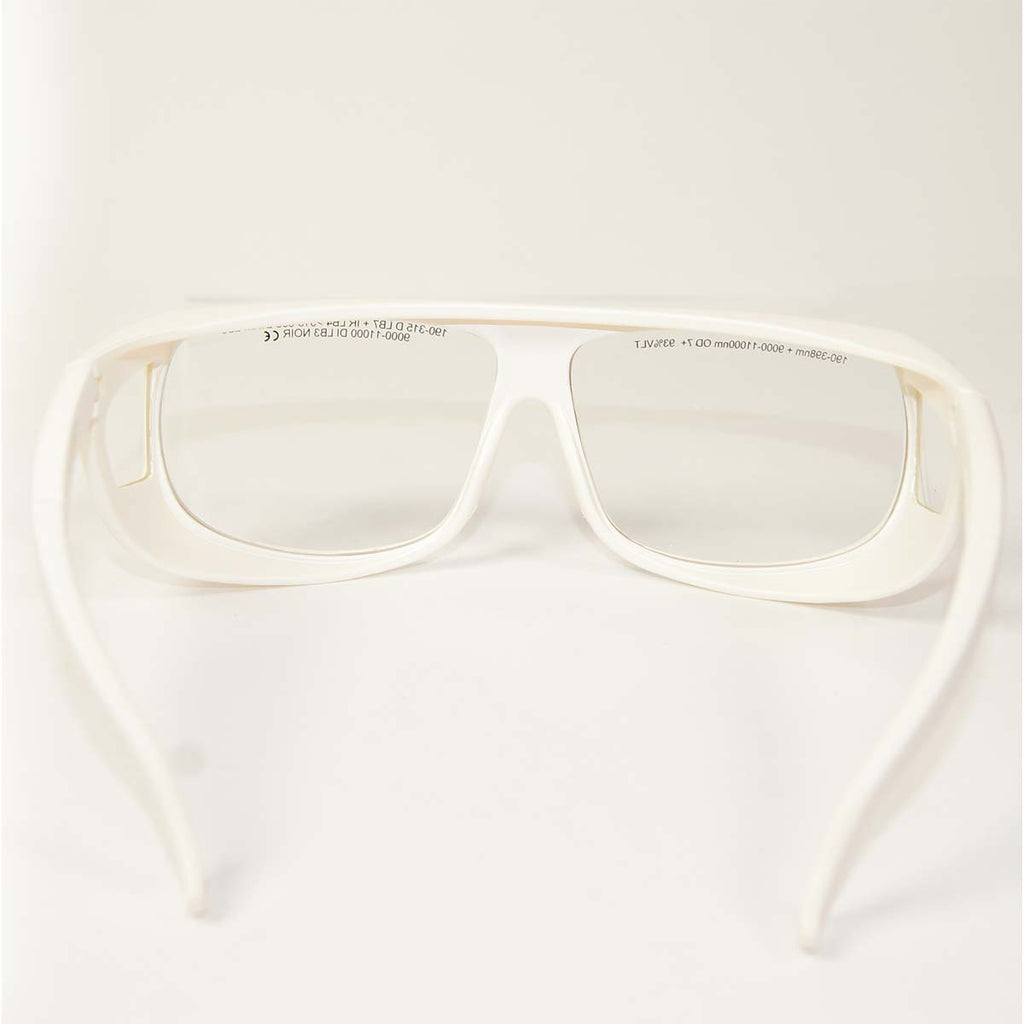LaserShields Laser Safety Glasses PPE Clear Lens OD7+ 190-11000nm OTF Eyewear