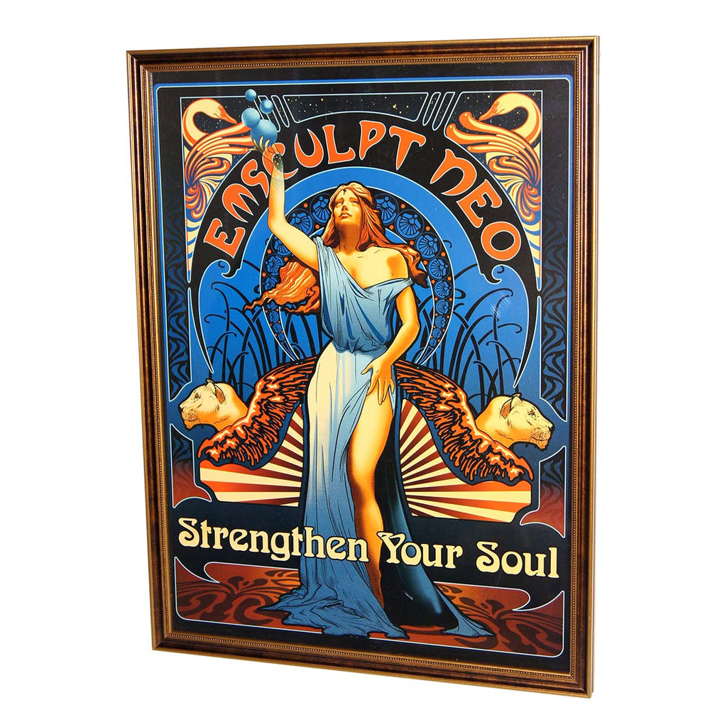 BTL EMSculpt NEO Strengthen Your Soul Cosmic Pop Art Framed 17x23in Marketing