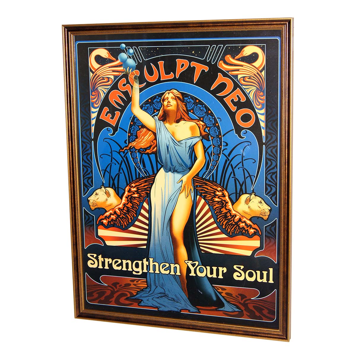 BTL EMSculpt NEO Strengthen Your Soul Cosmic Pop Art Framed 17x23in Marketing