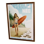 BTL EMSculpt NEO Strengthen Your Soul Surf Illustration Framed 17x23in Marketing