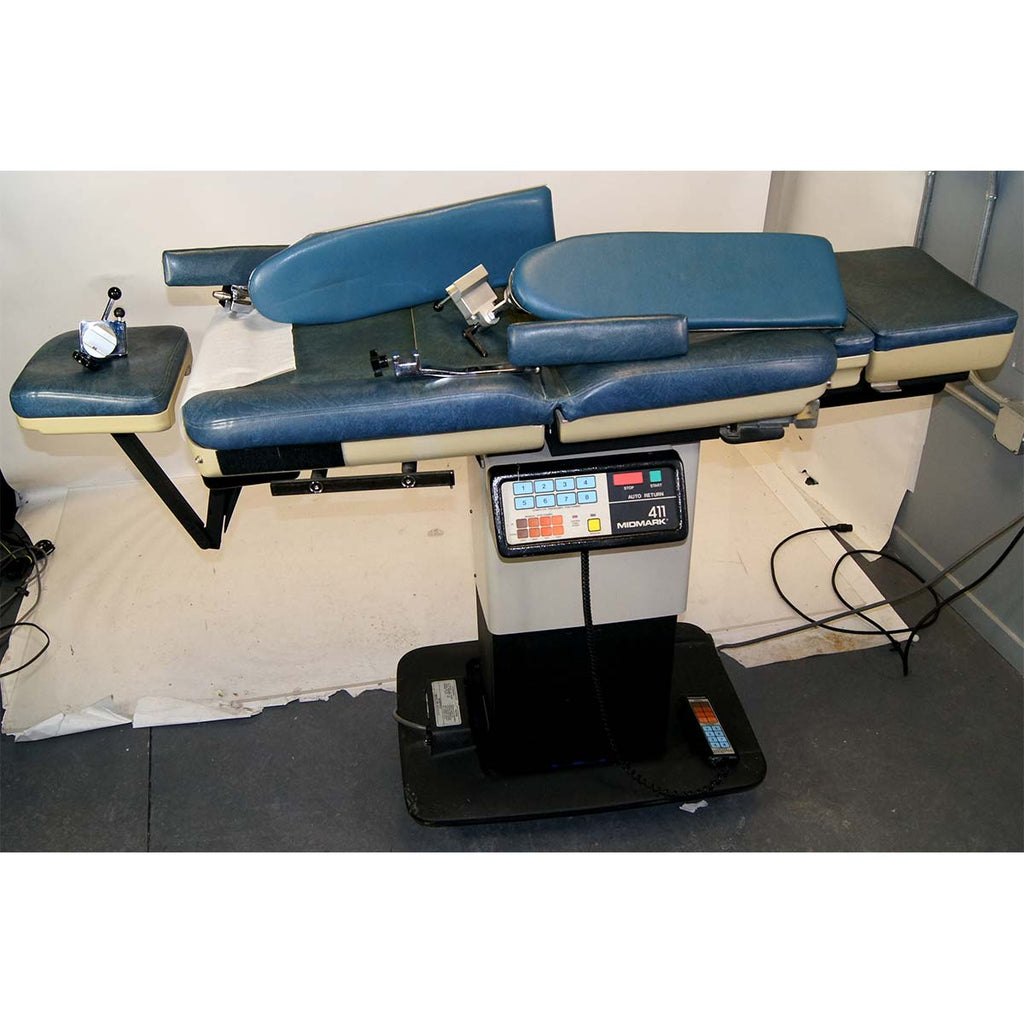 MidMark 411 Chair to Table Power Adjustable Operating Furniture with Arm-Boards