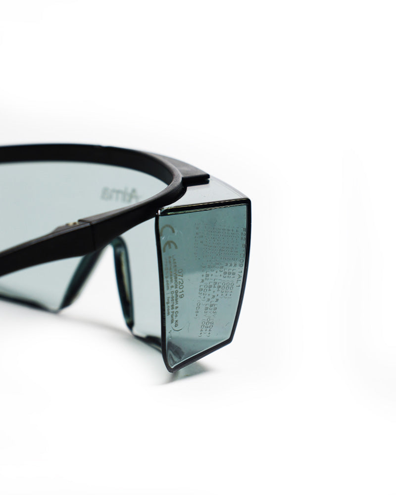 Alma Laser LaserVision Safety Glasses PPE Smoky Blue Lens OD1+ OD6+ 1400-11500nm