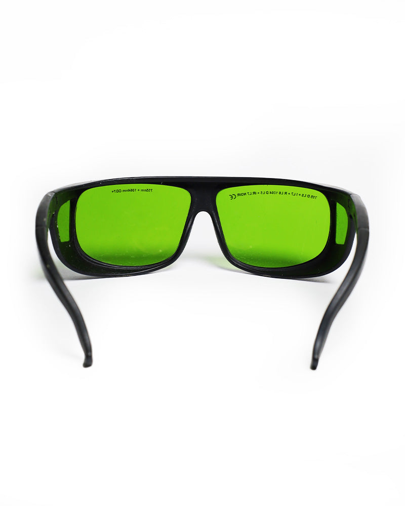 Candela LaserShields Laser Safety Glasses PPE Green Lens OD7+ 755+1064nm Eyewear