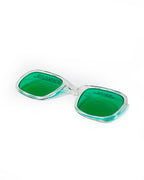 Deka Laser Safety Glasses Green Lens Filter 070100078 OD5+ @ 190-380nm Snap-On