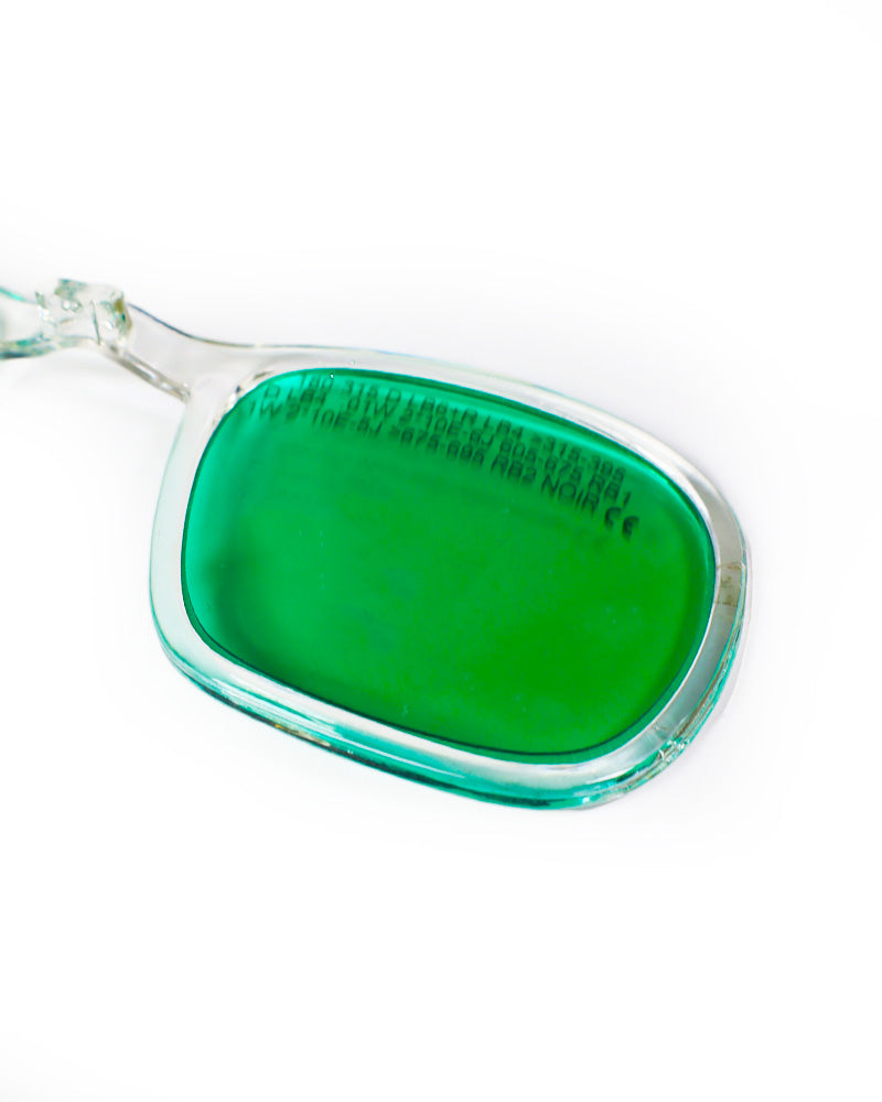 Deka Laser Safety Glasses Green Lens Filter 070100078 OD5+ @ 190-380nm Snap-On