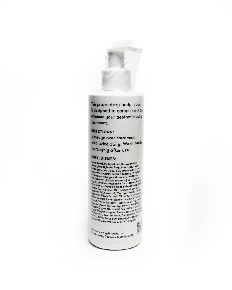 DEKA Cartessa PHYSIQ Body Contouring Post-Care Lotion 8oz Bottle with Pump 2022