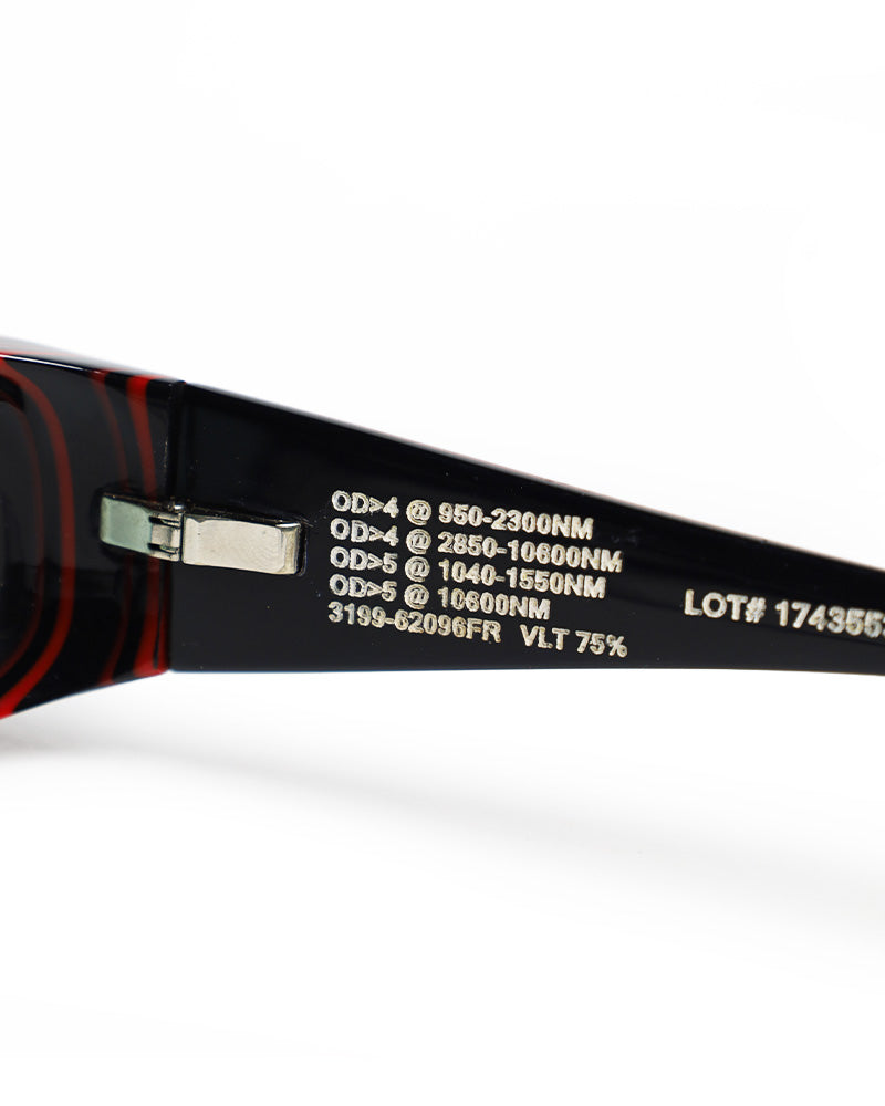 Fraxel Sperian Laser Safety Glasses PPE Light Blue Lens OD4+ OD5+ 950-10600nm