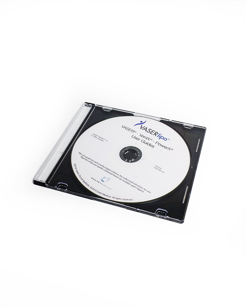 VASERlipo VentX PowerX User Instructional Guides DVD Disk Training P007635-03