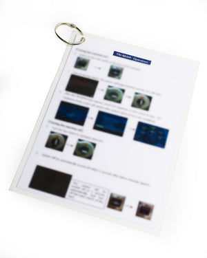 Jeisys Tri Beam Q Switched Laser Operation Handpiece Cleaning Directions Sheet