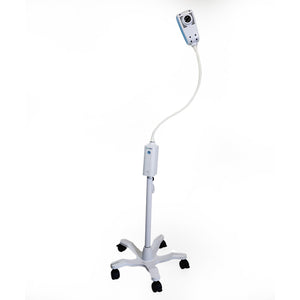 Welch Allyn GS300 General Exam Light LED Green Series Rolling White Mobile Stand