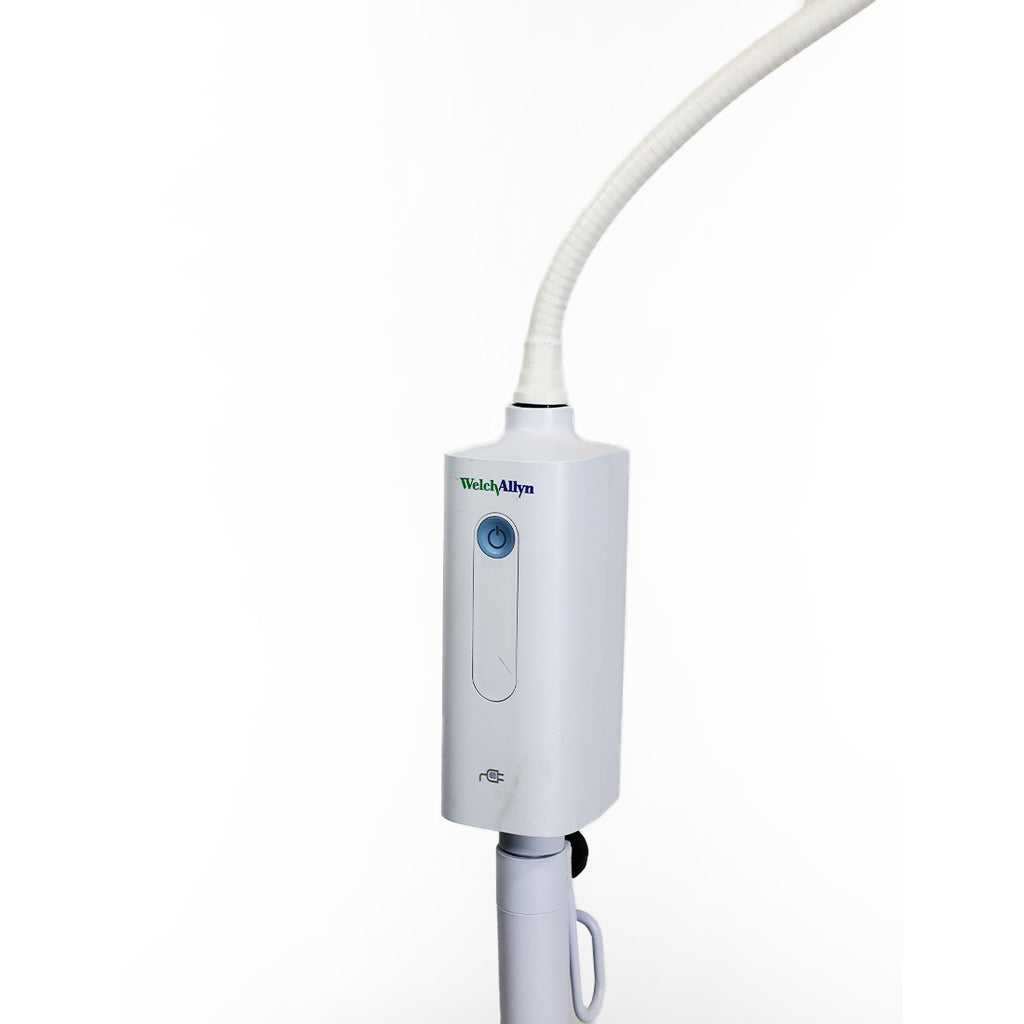 Welch Allyn GS300 General Exam Light LED Green Series Rolling White Mobile Stand