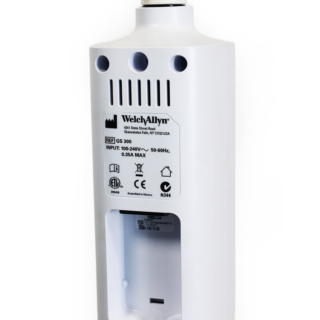 Welch Allyn GS300 General Exam Light LED Green Series Rolling White Mobile Stand