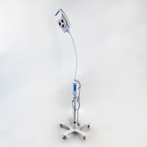 Welch Allyn GS600 Minor Procedure 3 LED Lights Green Series White Mobile Stand
