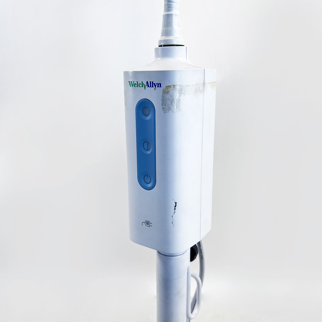 Welch Allyn GS600 Minor Procedure 3 LED Lights Green Series White Mobile Stand