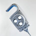 Welch Allyn GS600 Minor Procedure 3 LED Lights Green Series White Mobile Stand