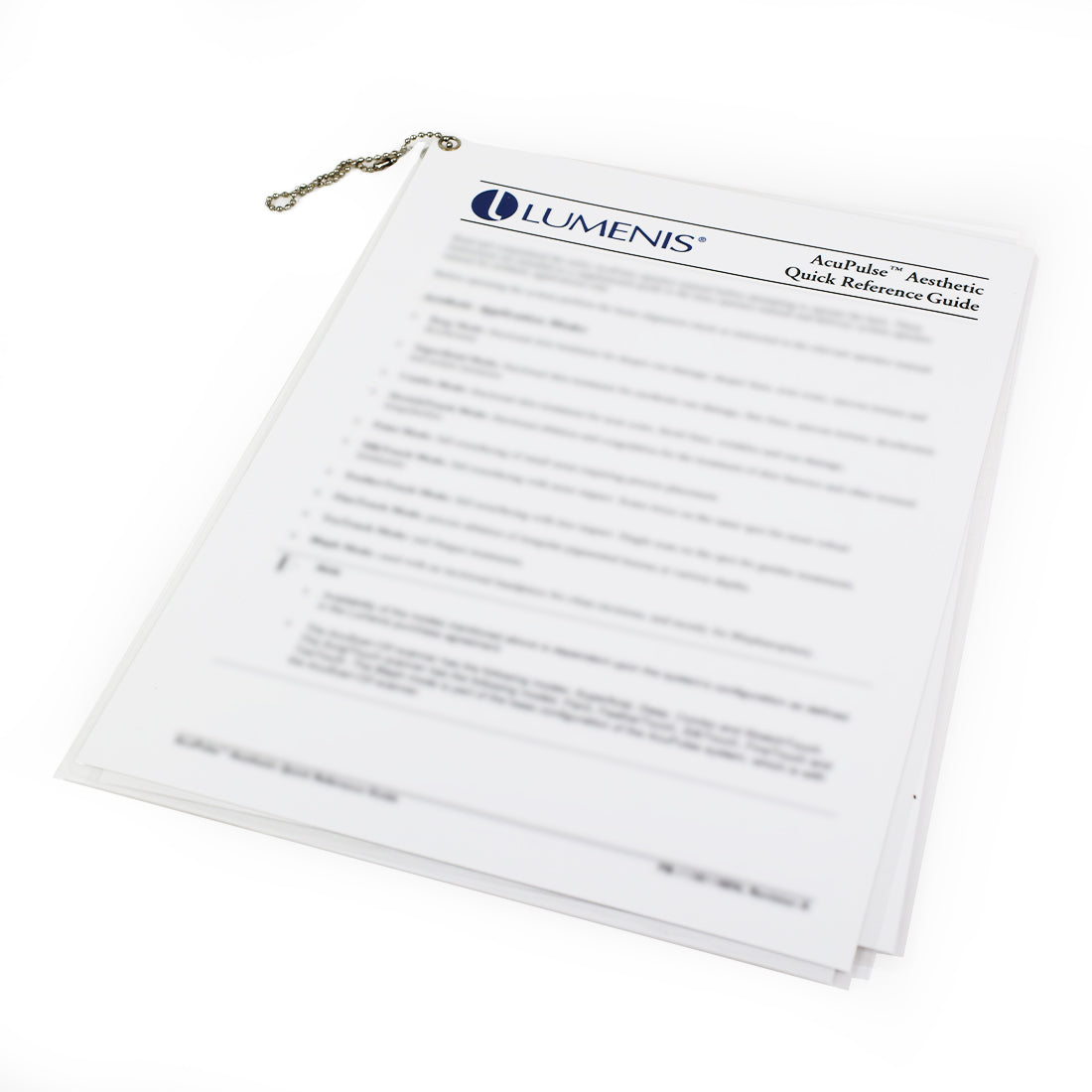 Lumenis AcuPulse Surgical Laser Aesthetic Quick Reference Guide Treatment Modes