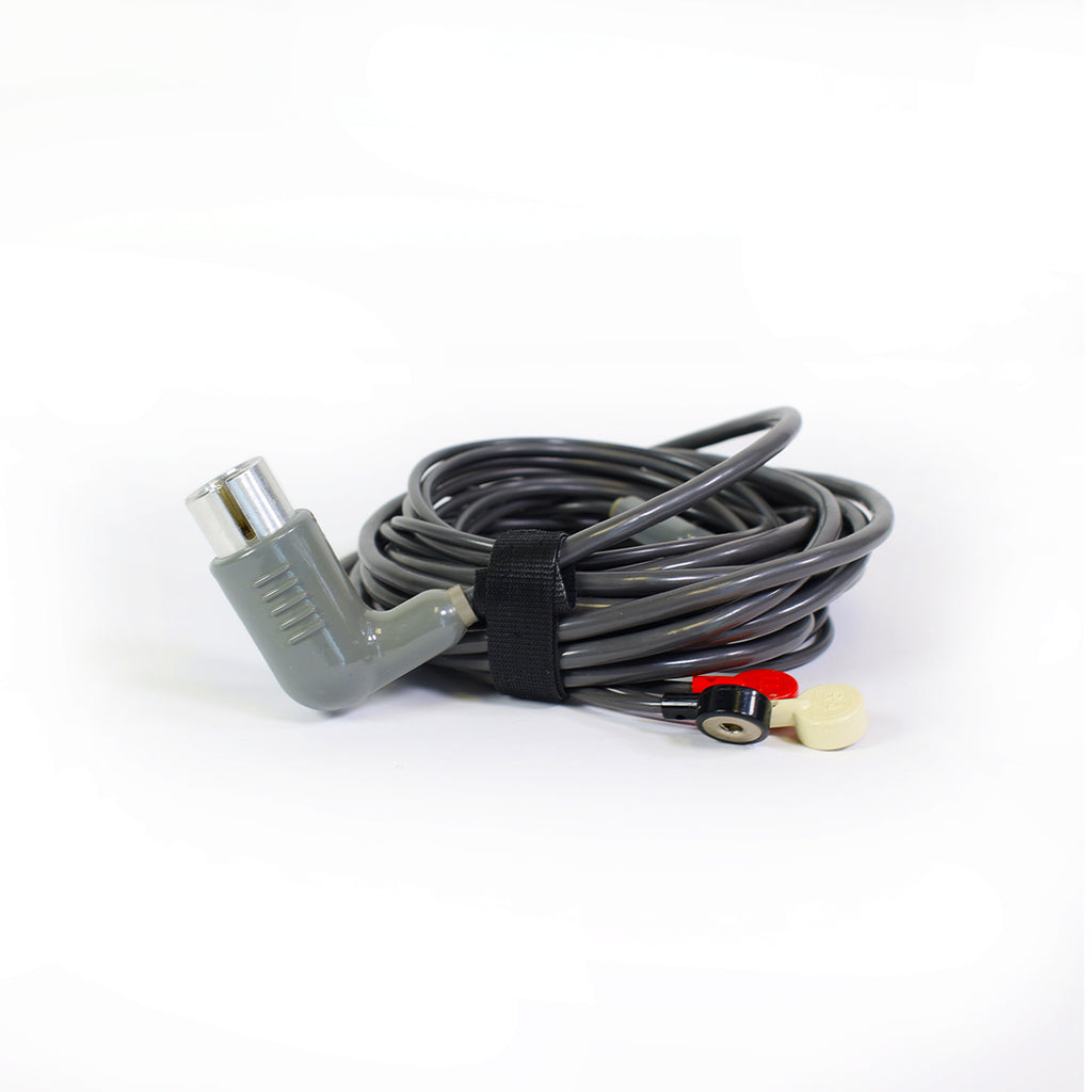 Datascope Criticare 90° 6-Pin ECG Cable with 3 SNAP Head Leads 0012-00-0223