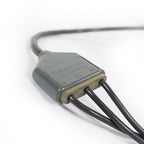 Datascope Criticare 90° 6-Pin ECG Cable with 3 SNAP Head Leads 0012-00-0223