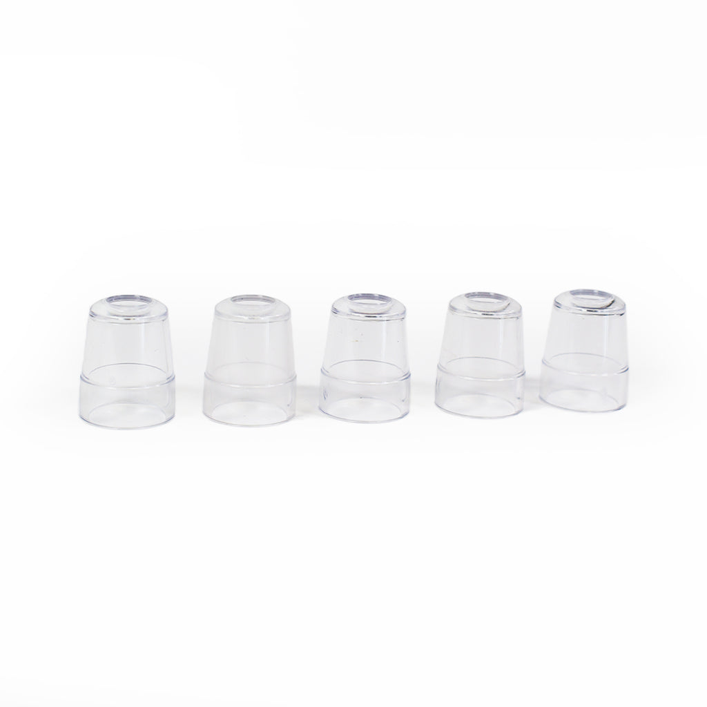 Envy Medical SilkPeel A0053 Standard Handpiece Silk Peel Clear 6mm Tip Caps 5pk
