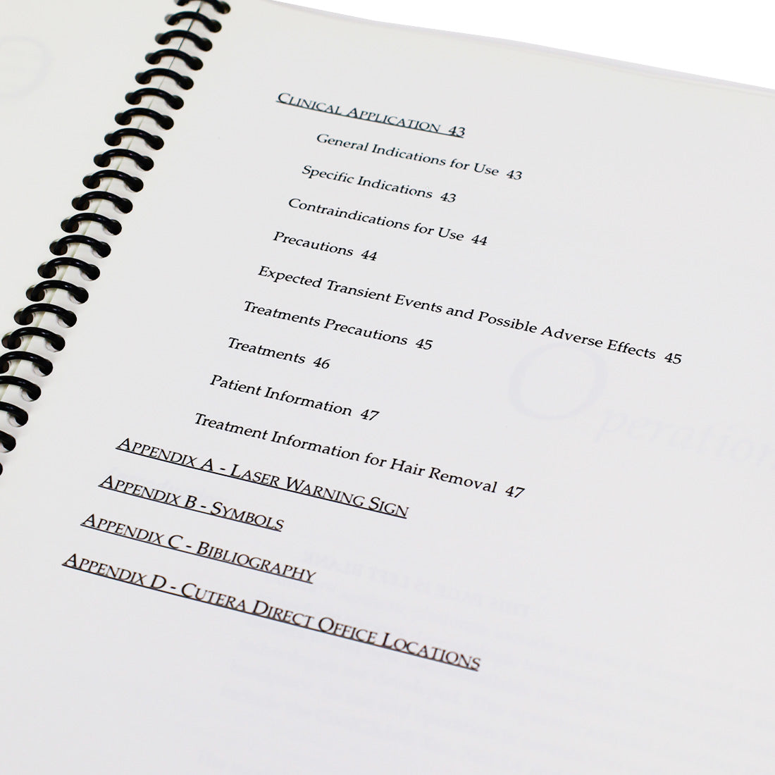 Cutera Xeo Laser ProWave 770 Handpiece Operator Manual User Operation Guide