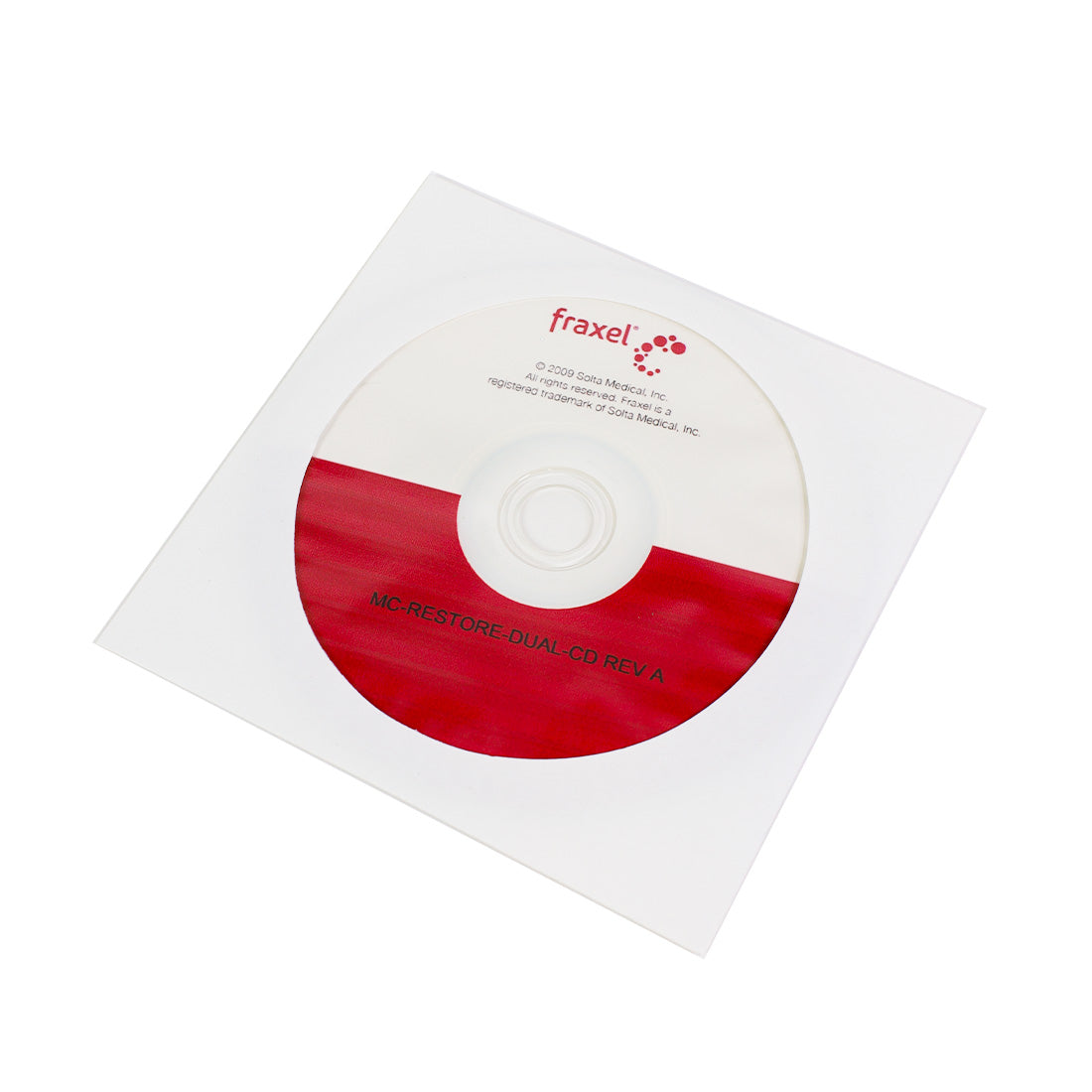 Solta Medical Fraxel Laser MC Restore Dual CD User Manual Disc 2009