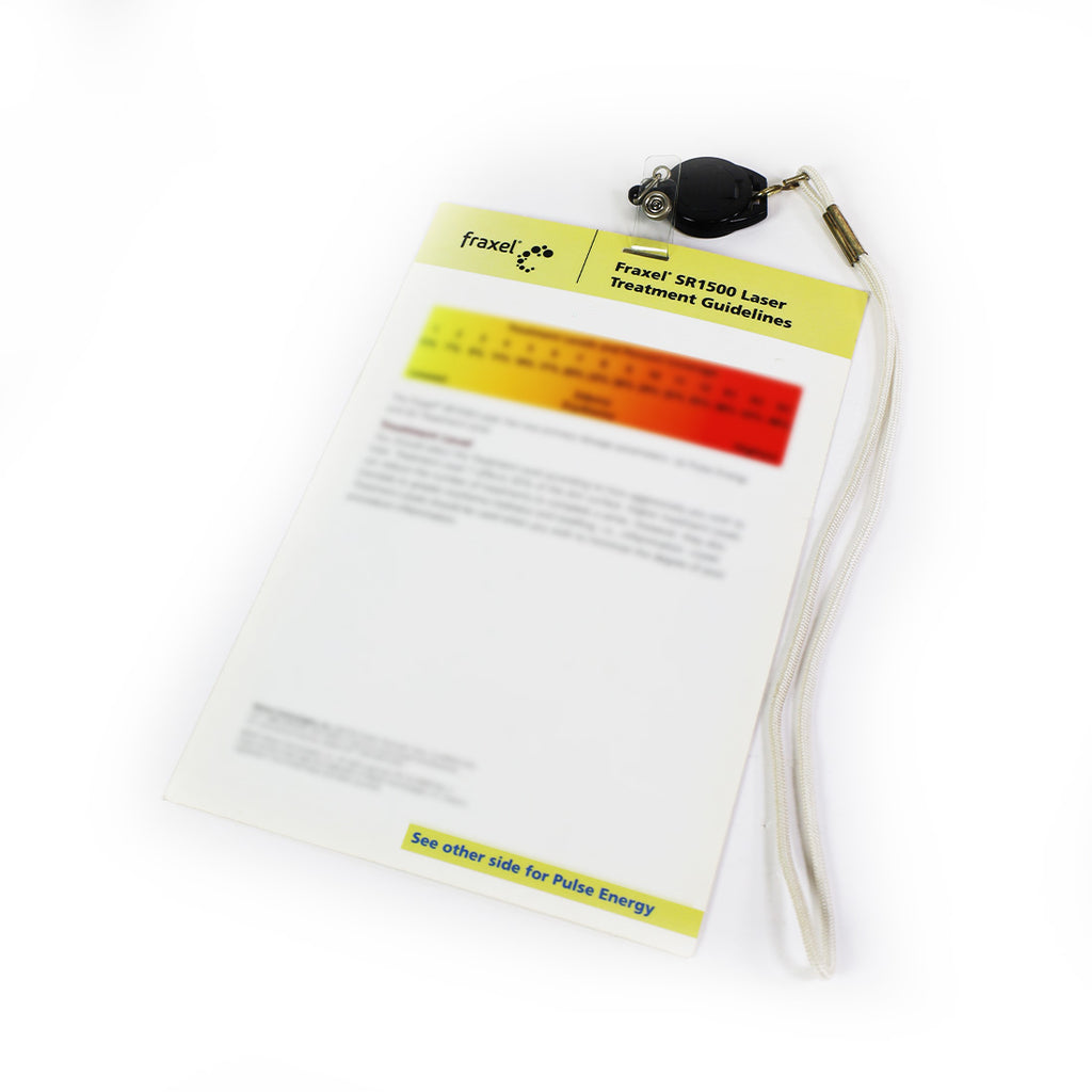 Reliant Technologies Fraxel SR1500 Laser Treatment Guidelines Parameters Guide