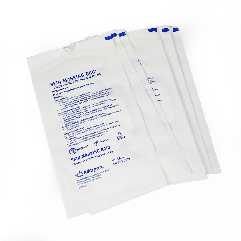 Allergan Skin Marking Grid Single Use cm2 Kythera 45954US10 x8 Pcs Exp 10-2021