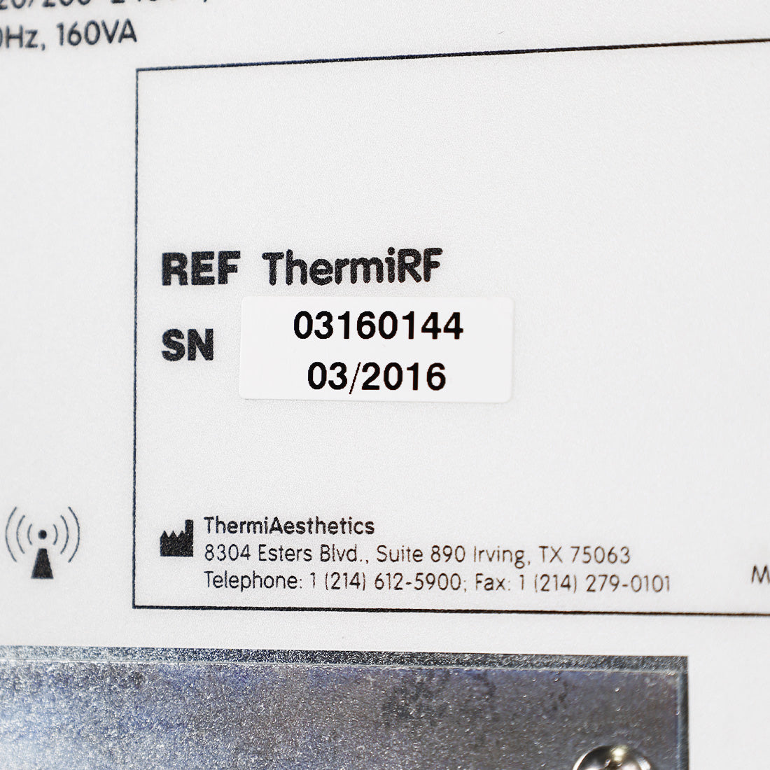 2016 ThermiAesthetics ThermiRF ThermiSmooth Skin Tightening Wrinkles Thermi RF