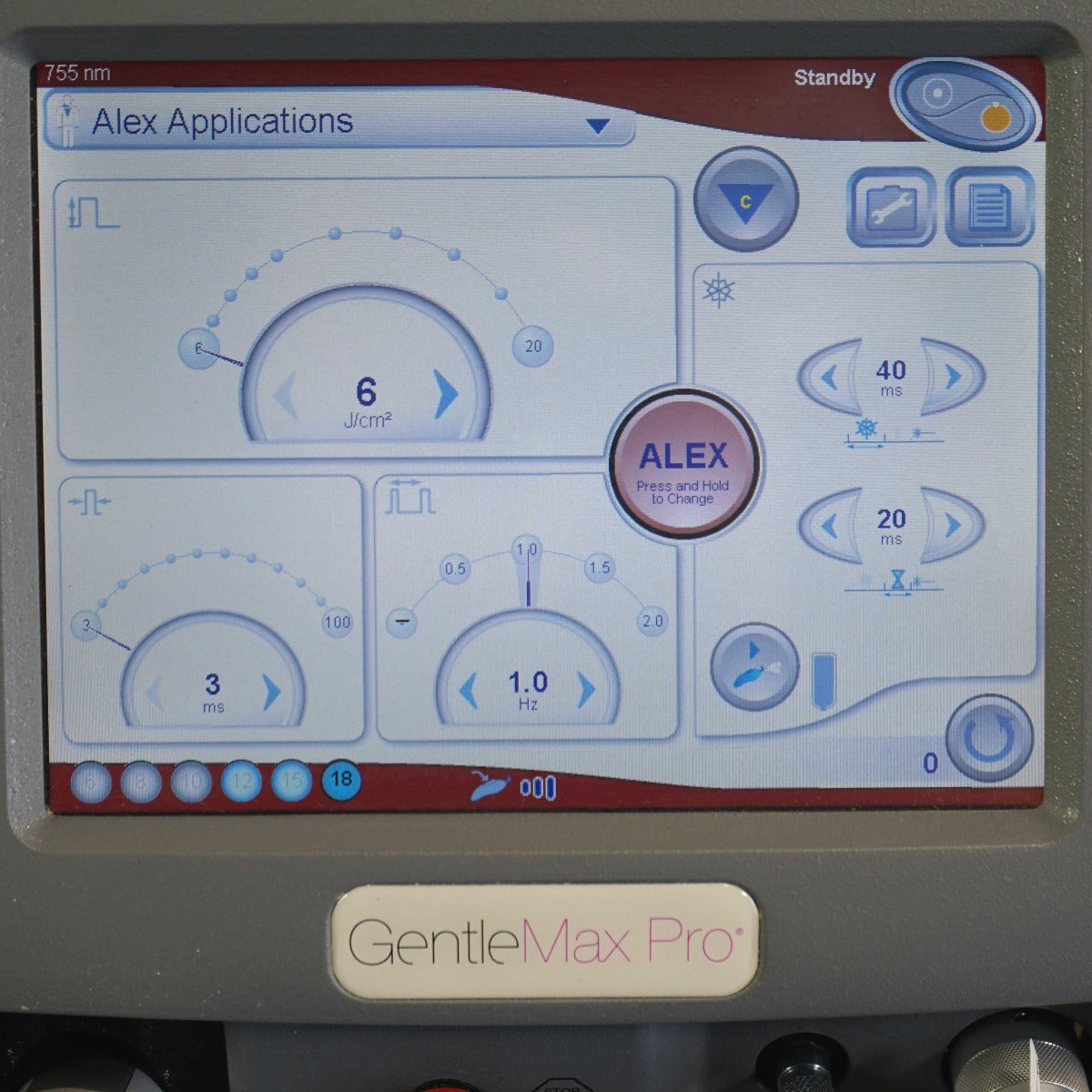 2012 Candela GentleMax GMax Pro Gentle Max 755 1064 Hair Removal Vein Laser HP