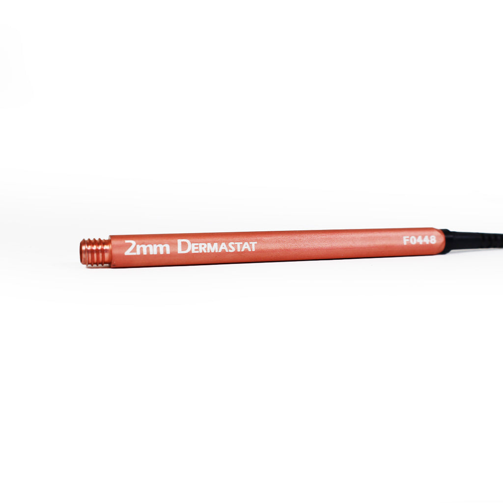 LaserScope Gemini Dermastat 2mm Pink Laser Handpiece Cable Fiber Hand Piece