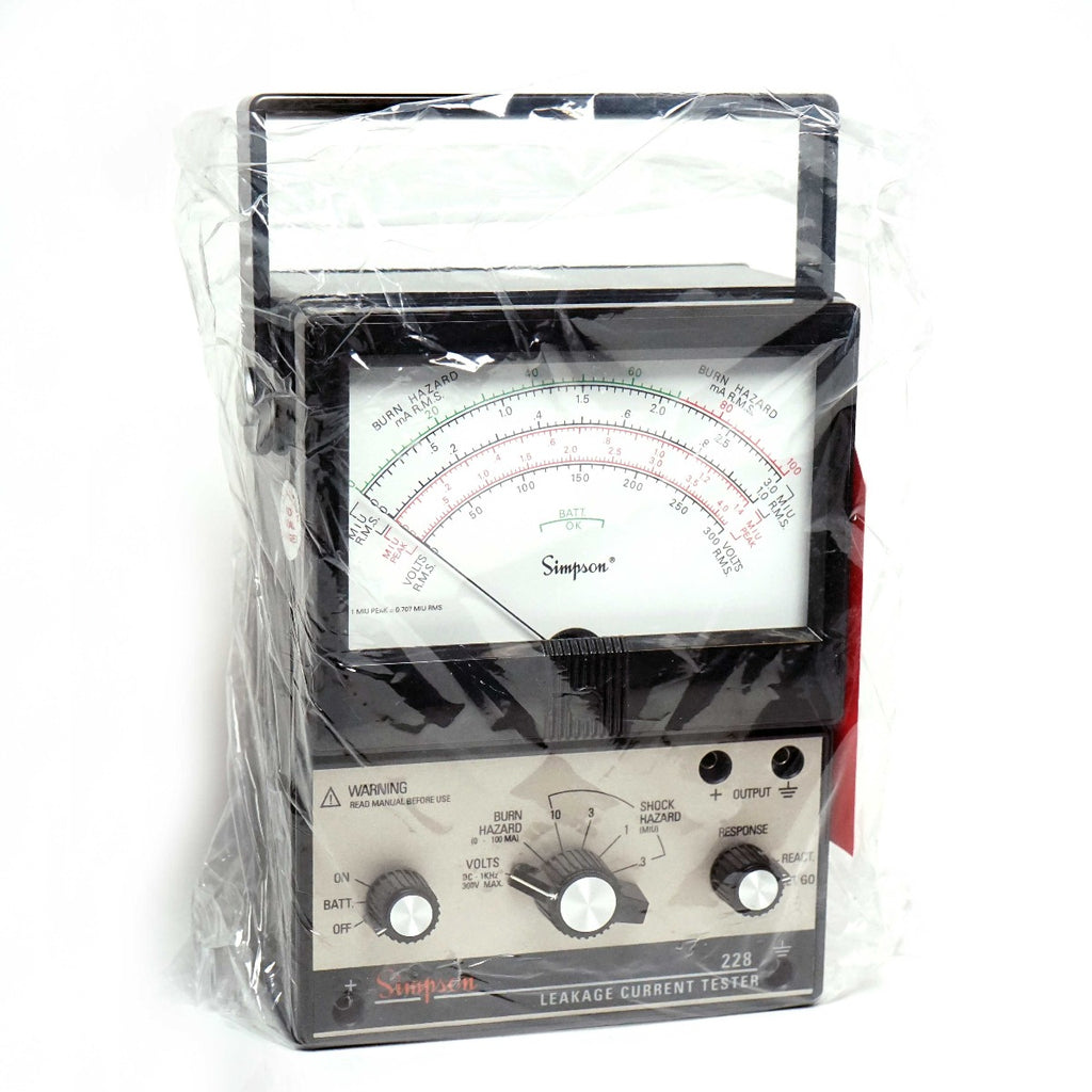 Simpson Electrical AC Current Leakage Tester Tool 228-IEC 40027 A/C Leak NEW NIB